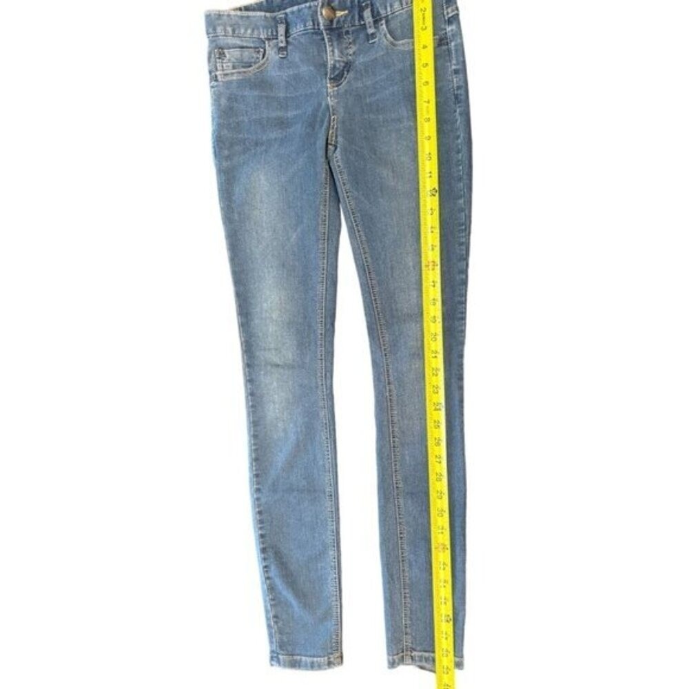 Free People Skinny Jeans Medium Wash Low Rise Denim Pants Size 26 - Picture 5 of 7